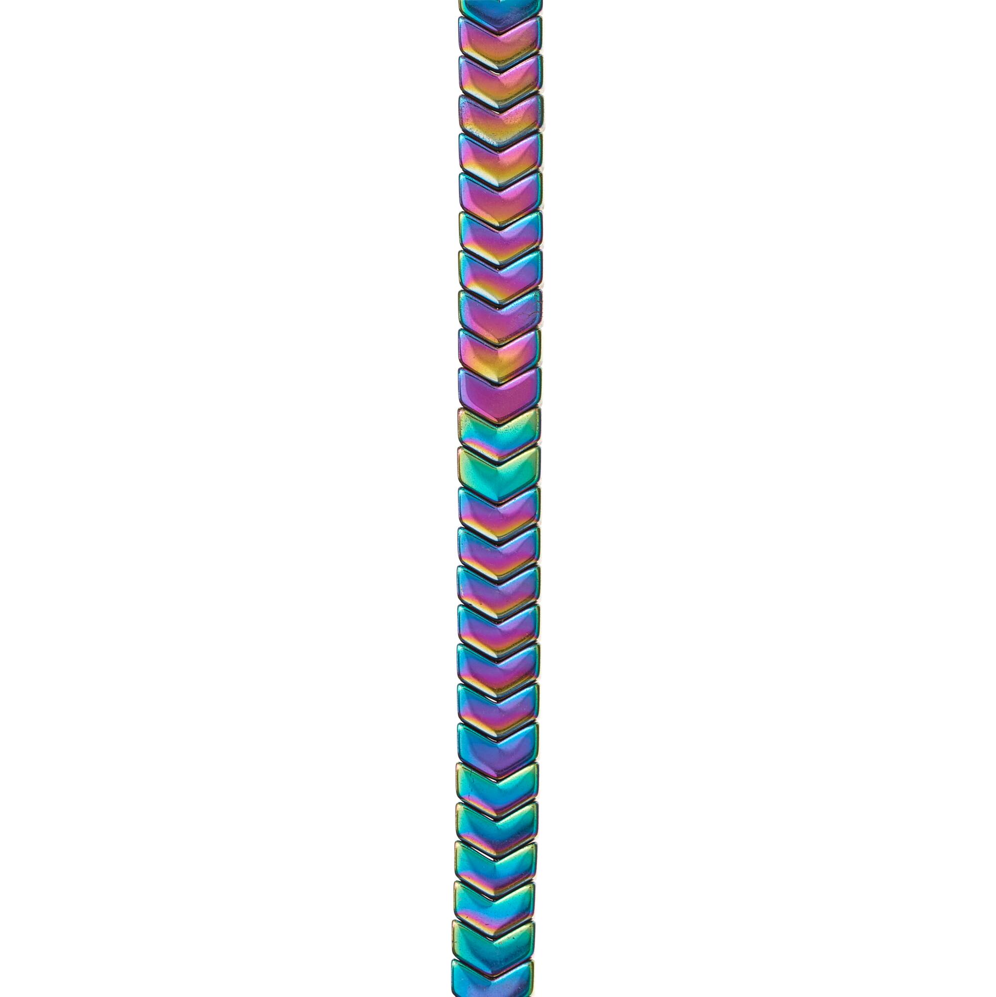 Multicolor Lustrous Hematite Stone Arrow Beads, 8mm by Bead Landing™